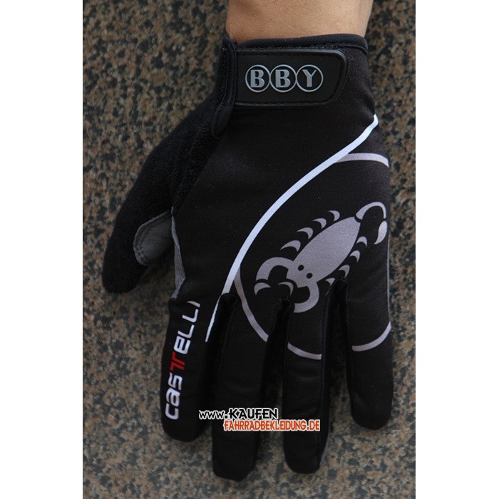 2020 Castelli Garmin Lange Handschuhe Shwarz